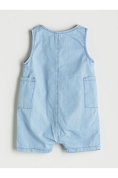 LC Waikiki Lcw Baby Buttoned Baby Boy Jumpsuit with Pockets
