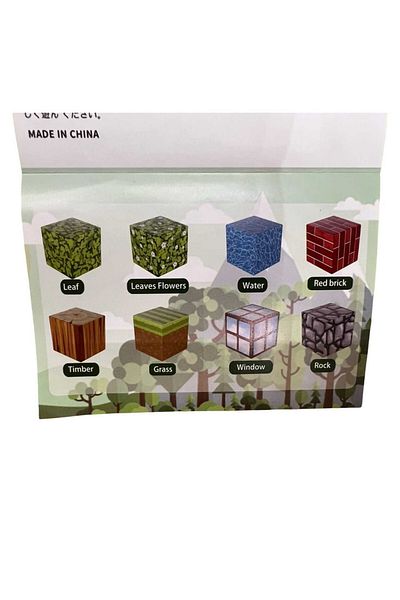 JPT Blocks 660 Magnetic Cube Set - Minecraft inspired cubes Portal Fortress
