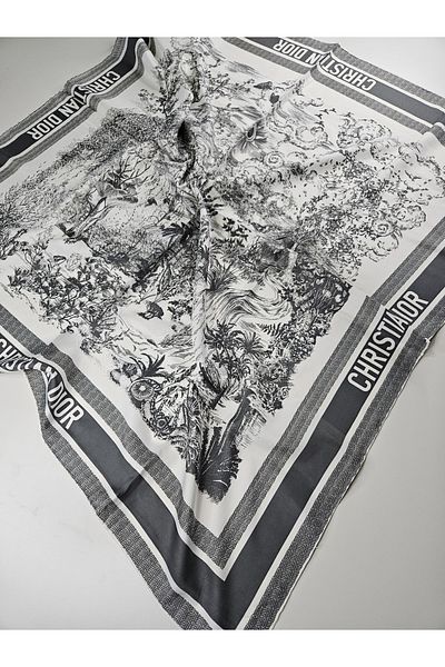 Webinay Home Cd Lux Voile Silk Scarf Tivil Scarf
