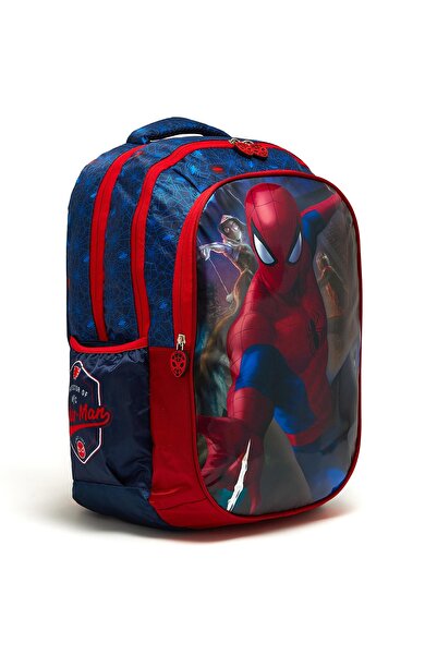 R&B حقيبة ظهر للأولاد من بي تي إس باللون الأزرق الداكن مقاس 18