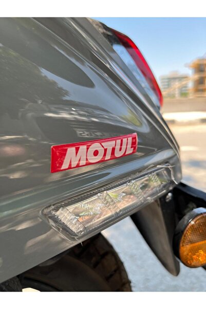 CEBECİOTO MOTUL DAMLA 7X1 7 CM Motor Aksesuarı Etiket Sticker Reflektör Uyuml...