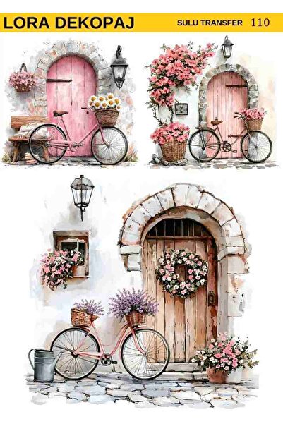 Lora Dekopaj Sulu Transfer Kağıdı - 110 25×35 cm