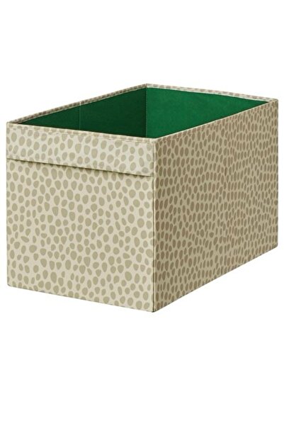 IKEA Slakt Box Beige-Green 55X33X33Cm