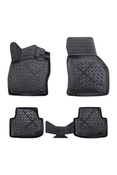 DELUXETUNING Set covorase auto cauciuc Seat Leon 4 manual 2020-> forma tavita