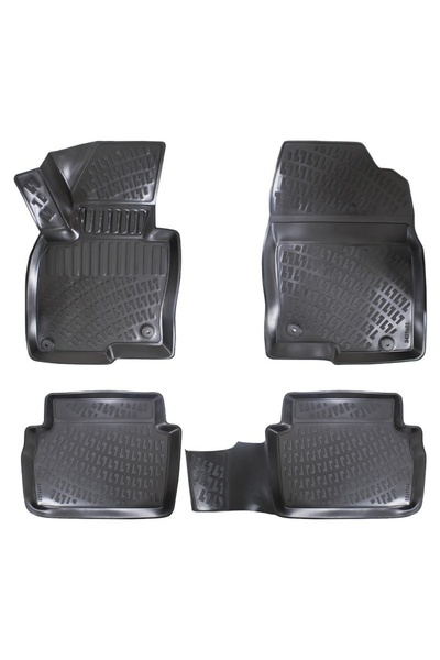 DELUXETUNING Set covorase auto cauciuc Mazda CX-5 2017-> forma tavita
