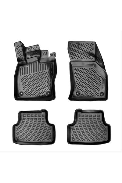 DELUXETUNING Set covorase auto cauciuc Audi A3 8V 2013-2020 forma tavita