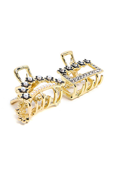 R&B مخلب شعر للسيدات من PO2 باللون الأسود