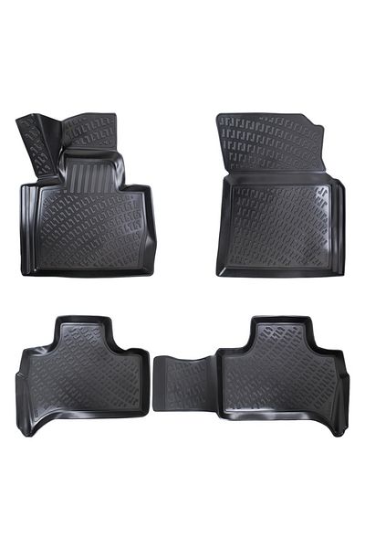 DELUXETUNING Set covorase auto cauciuc BMW X5 E53 1999-2006 forma tavita