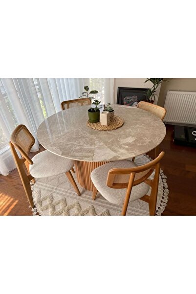 aydoks 1 Adet Hazeranlı Ahşap Masif Sandalye