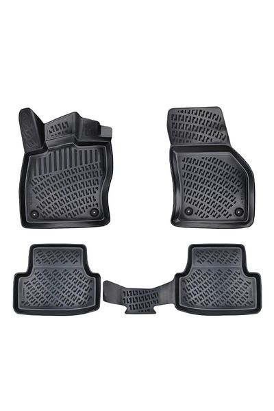 DELUXETUNING Set covorase auto cauciuc VW Golf 8 VIII 2020-> manual, forma tavita