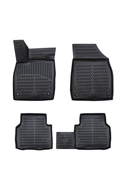 DELUXETUNING Set covorase auto cauciuc VW ID4 2020-> forma tavita