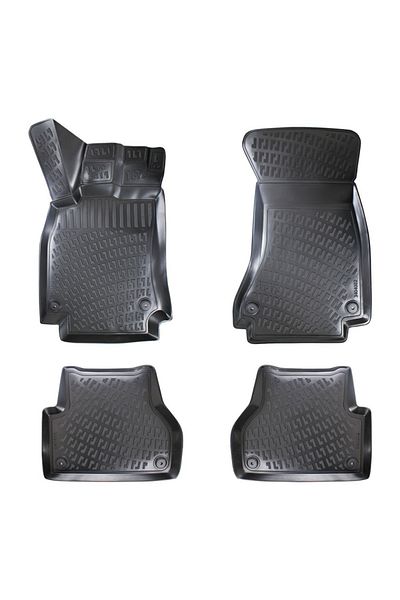 DELUXETUNING Set covorase auto cauciuc Audi A4 B8 2008-2015 forma tavita