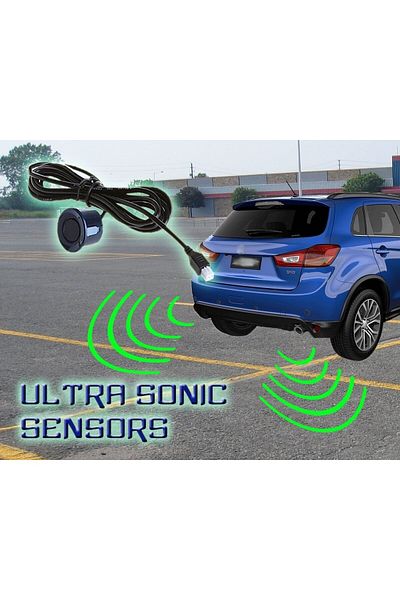 divendi-ro Kit 4 parking sensors with display, Universal, Black