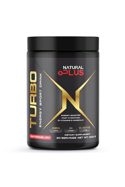 Natural Plus Turbo+Charge ,1kg ,Isotonic , Watermelon flavour