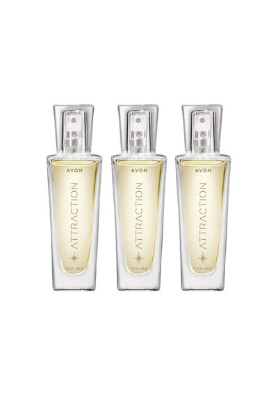 AVON Set Attraction For Her Eau de Parfum (3 x 30 ml)
