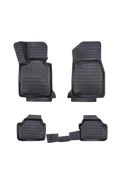 DELUXETUNING Set covorase auto cauciuc BMW Seria 1 F20 2011-2019 -forma tavita