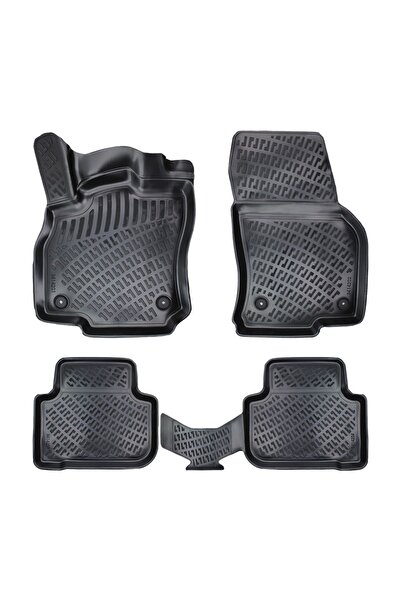 DELUXETUNING Set covorase auto cauciuc Audi Q3 II 2018-> forma tavita