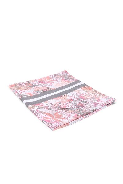 R&B Pink LADIES FLORAL SCARF