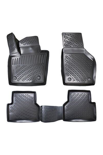 DELUXETUNING Set covorase auto cauciuc Audi Q5 II 2017-> forma tavita