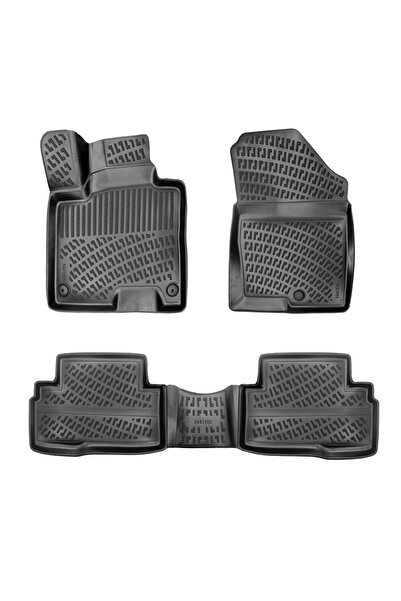 DELUXETUNING Set covorase auto cauciuc Kia Ceed I 2006-2012 forma tavita