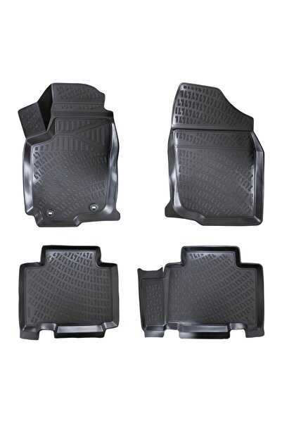 DELUXETUNING Set covorase auto cauciuc Toyota Rav 4 2012-2018 Forma tavita