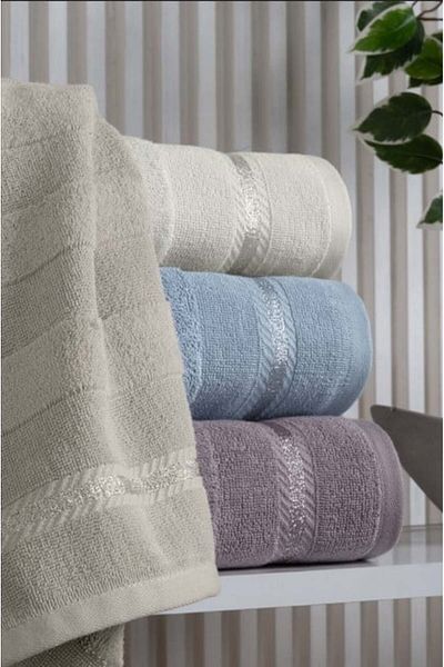 Altınbaşak Jacquard 4-Piece 50X90 Hand Towel Nila
