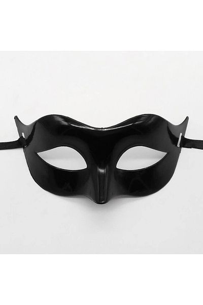 PRATİKOBA Black Color Masquerade Costume Party Venetian Ball Mask