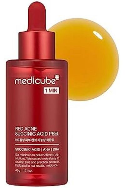 Medicube 21% Acid Wash-off Exfoliant (AHA+BHA+Succinic Acid), Wash-off Resurfacing Serum, Best for b