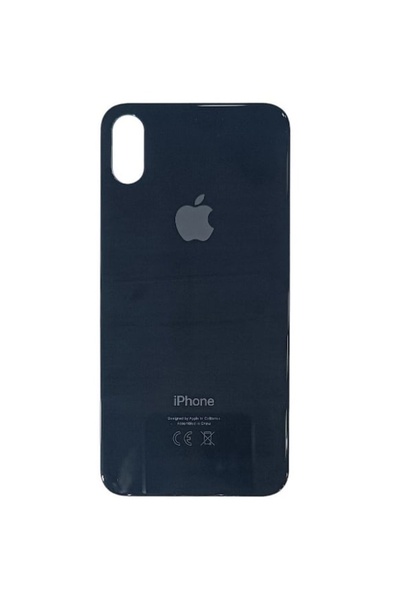AZUR AZURTECH iPhone XS Max Arka Kapak Pil Kapağı SİYAH RENK