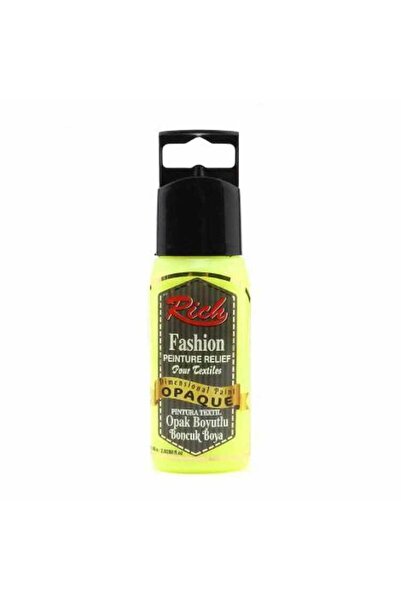 Rich Boyutlu Boncuk Boya 60cc Neon Sarı