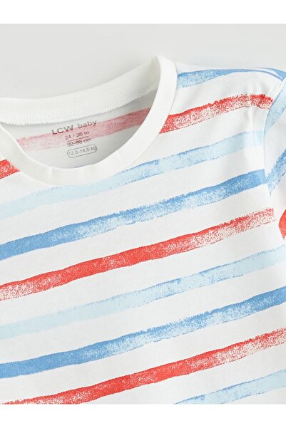 LC Waikiki Lcw Baby Printed Baby Boy Combed Cotton Jumpsuit 2-Pack