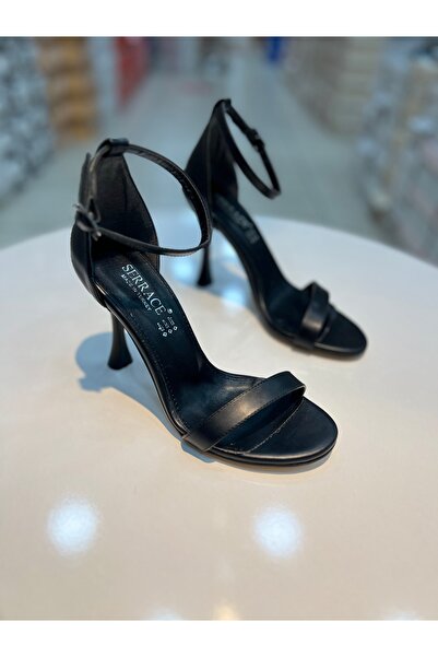 Alphus Pantofi de damă Serrace cu toc subțire și o singură curea