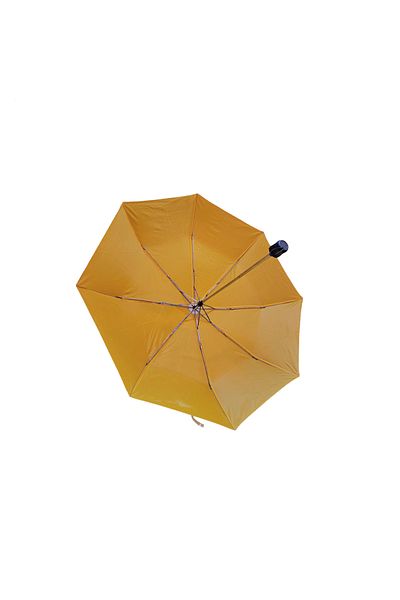 OEM Folding Umbrella, with retractable handle. Yellow