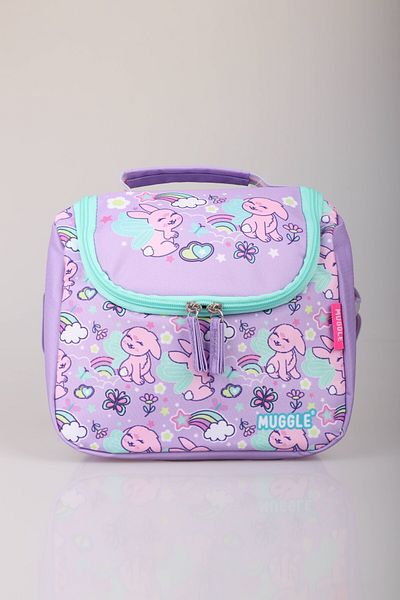 MUGGLE "Dekomus Wet Wipes Gifted" "Fluffy Bunny Collection" Thermos Lunch Box