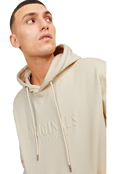 Jack & Jones Hoodie JACK &JONES Frederiksberg - 12262811-Antique White