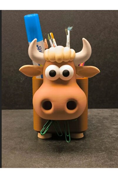 ABAS 🐄 Sevimli İnek Saklama Kutusu – Moobox Cow Container – Çok Amaçlı Organ...