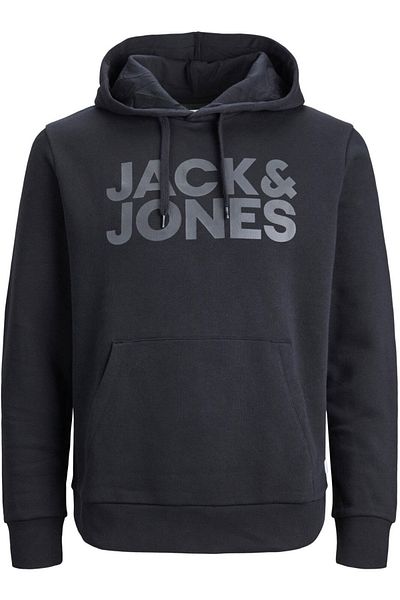 Jack & Jones Λογότυπο Hanorac JACK & JONES Corp - 12152840-Μαύρο