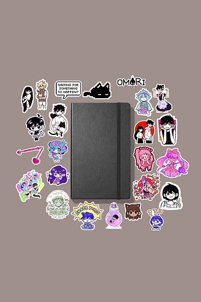 MS Major Selection Omori Sticker Pack /Bullet Journal Notebook Sticker Agenda Laptop Sticker