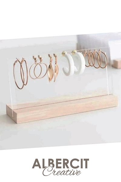 ZarDünya Jewelry Organizer Earring Stand
