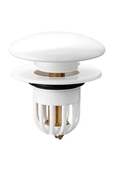 divendi-ro Locking knob for sink/sink/basin/stand, universal, white - White