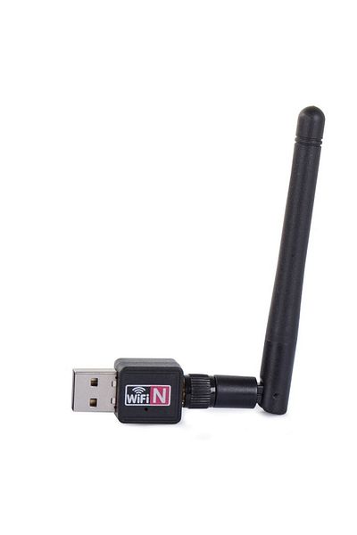 Welora WiFi N Antenna - WiFi wireless network adapter, USB 2.0, 2.4 GHz, up to 600Mbps - Black