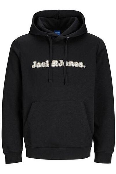 Jack & Jones Hanorac JACK & JONES Split AOP Branding - 12275481-Μαύρο