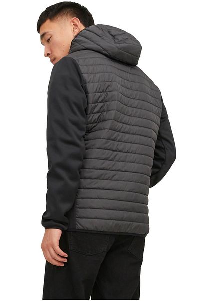 Jack & Jones Jacheta JACK & JONES Πολυεστερικό Καπιτονέ - 12182242-Asphalt B