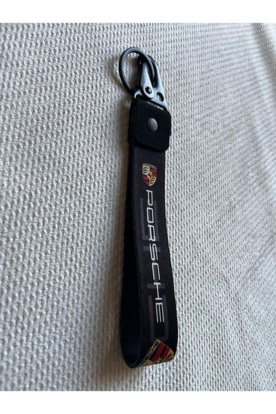 CEBECİOTO Porshe New Model Cloth Keychain Quality Auto Motor Accessory 19cm Double Sided Printing
