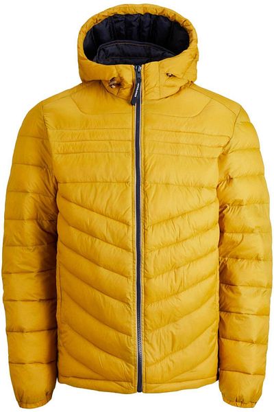 Jack & Jones Geaca JACK & JONES Hero Puffer - 12211785-Harvest Gold CONTRAST Φερμουάρ