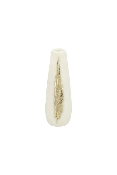 Generic Feather Gold Ceramic Vase 14.5*11.5*42 cm