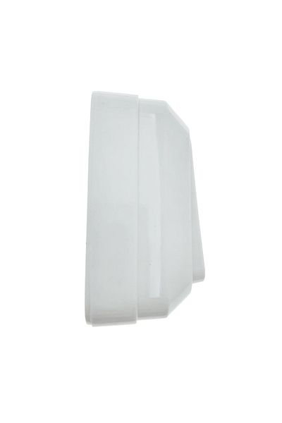 OEM 2-button switch, surface-mounted, with frame, 80 x 80 x 35mm, white