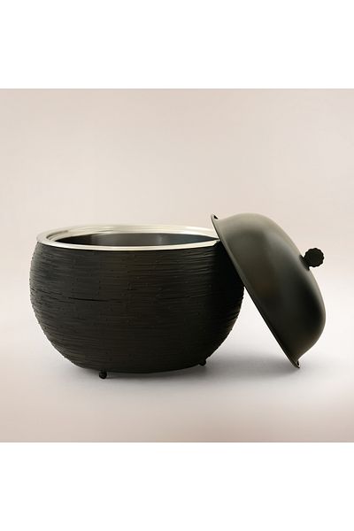 LA MESA Stainless Steel Food Warmer 5L With Black Lid