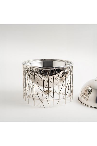 LA MESA - Stainless Steel Food Warmer - 25.5*25.5*24 Cm