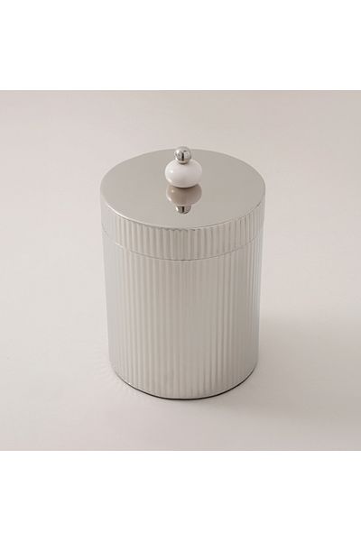 LA MESA Metal Food Container 12*12*15Cm Nickel Plated, Gold